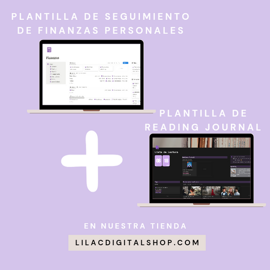 Kit de plantillas Notion: Organiza tus finanzas y registros de lectura