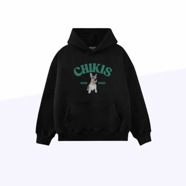 Sudadera personalizada con mascota bordada – Nombre y fechas personalizadas